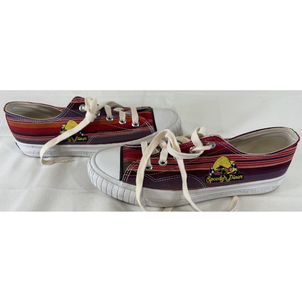 KEDS LOONEY TUNES Vintage 1994 Speedy's Diner Low Canvas Sneakers Shoe Women's 8
